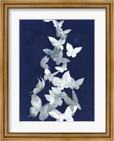 Framed Indigo Butterfly Falls II