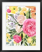 Framed Blossomy Gathering I