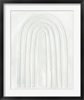 Framed Arcobaleno Bianco II