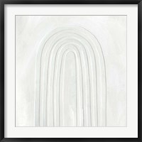 Framed Arcobaleno Bianco III