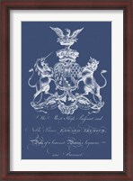 Framed Heraldry on Navy II