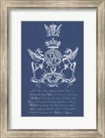 Framed Heraldry on Navy IV