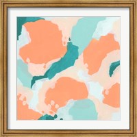 Framed Peach Fizz I