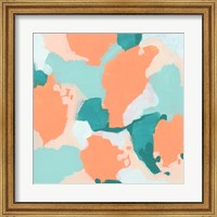 Framed Peach Fizz II