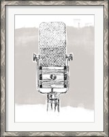 Framed Monochrome Microphone I