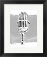 Framed Monochrome Microphone II