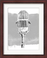 Framed Monochrome Microphone II