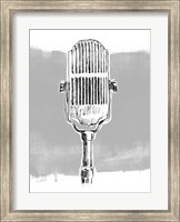 Framed Monochrome Microphone II