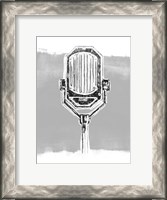 Framed Monochrome Microphone III