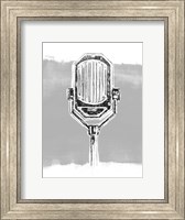 Framed Monochrome Microphone III