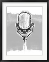 Framed Monochrome Microphone III