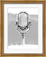 Framed Monochrome Microphone III