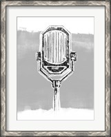 Framed Monochrome Microphone III