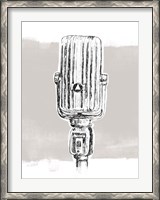 Framed Monochrome Microphone IV
