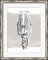 Framed Monochrome Microphone IV