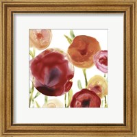 Framed 'Poppy Patch III' border=