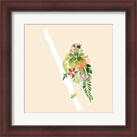Framed Foliage & Feathers III