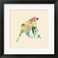 Framed Foliage & Feathers IV