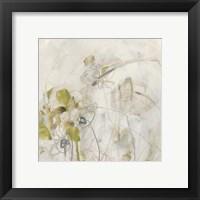 Framed 'Arctic Lichen IV' border=