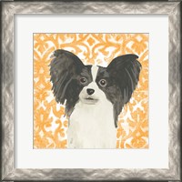 Framed 'Parlor Pooches III' border=