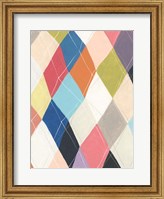 Framed Harlequin Hopscotch II