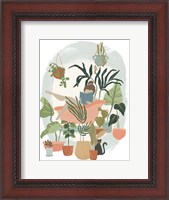 Framed Plant Lady Bath I