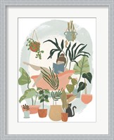 Framed Plant Lady Bath I