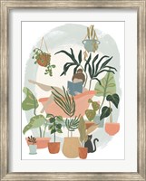 Framed Plant Lady Bath I