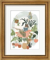 Framed Plant Lady Bath I