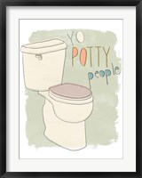 Framed Potty Pun IV