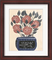 Framed Vase of Flowers II