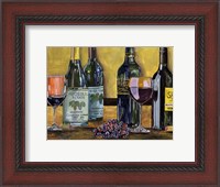Framed Still Life with Wine I