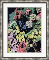 Framed Floral on Black II