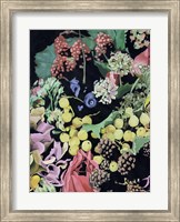 Framed Floral on Black II