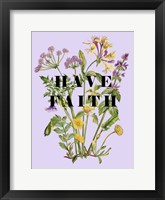 Morning Glory Sentiment II Framed Print