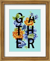 Framed Floral Quote II