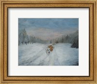 Framed Journey Through the Snow IV