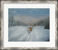 Framed Journey Through the Snow IV