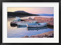 Framed Dalmatian Island Evening