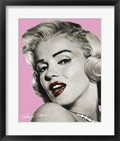 Framed Marilyn Monroe - Lips