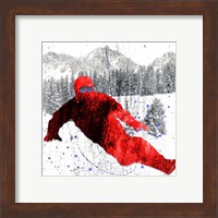 Framed 'Extreme Snowboarder 02' border=