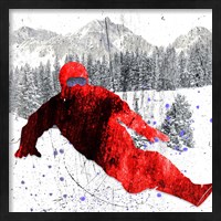 Framed 'Extreme Snowboarder 02' border=