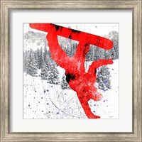 Framed 'Extreme Snowboarder 03' border=