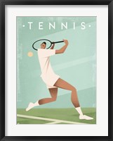 Framed Vintage Tennis