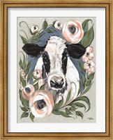 Framed Vintage Frame Cow