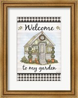 Framed Welcome to My Garden