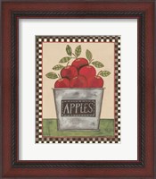 Framed Bucket of Apples
