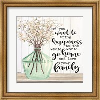 Framed Spring - Love Your Family