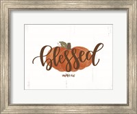 Framed Blessed Pumpkin