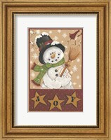 Framed Snowman's Joy